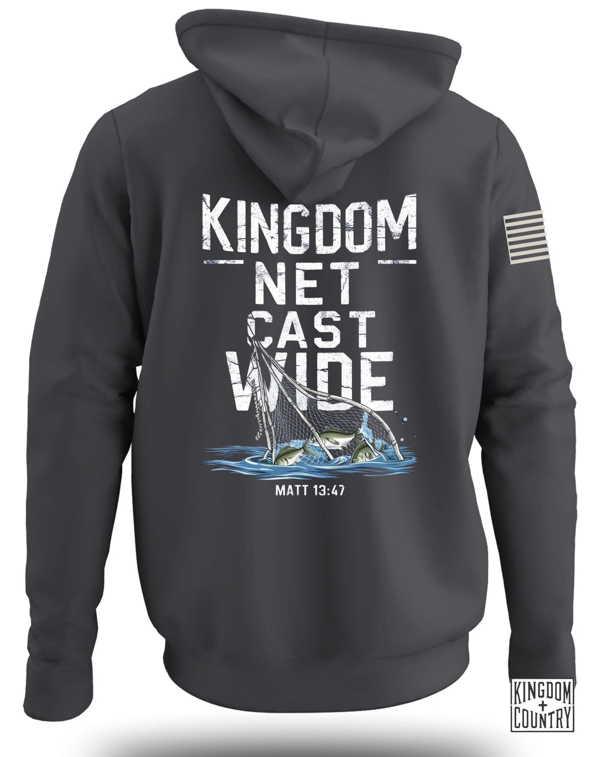 Kingdom Net Cast Wide Hoodie