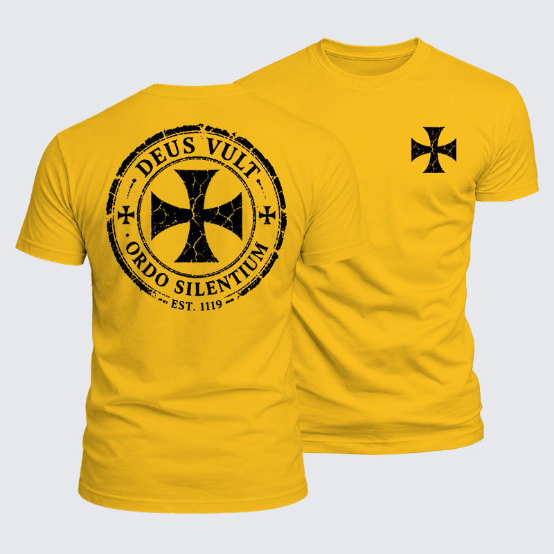 Luxe Mercerized Cotton Tee - Deus Vult