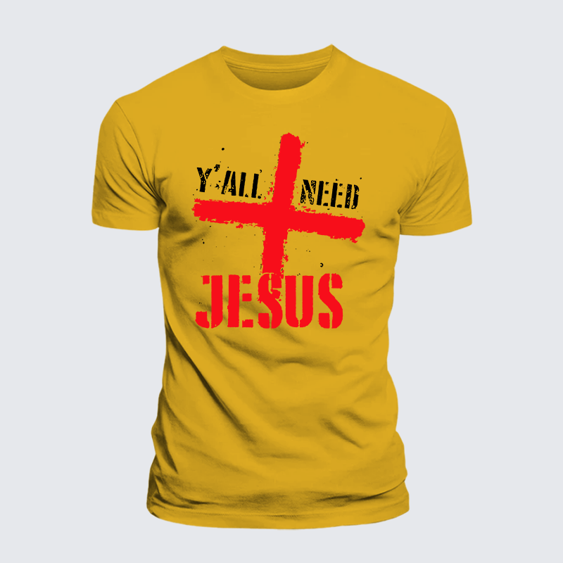 Luxe Mercerized Cotton Tee - Y'all Need Jesus