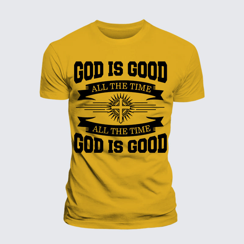 Luxe Mercerized Cotton Tee - God Is Good All The Time