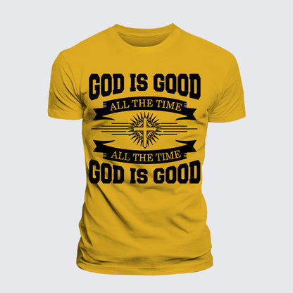 Luxe Mercerized Cotton Tee - God Is Good All The Time