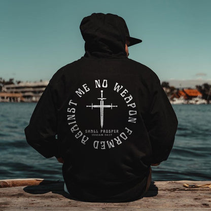 Against Me No Weapon Formed Shall Prosper  Hoodie