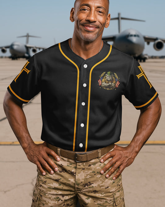 Once A Marine By Duty Forever A Warrior Of Christ By Faith Jersey