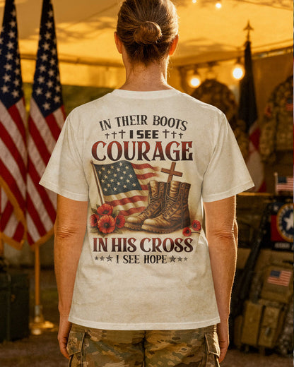 In Their Boots I See Courage T-Shirt