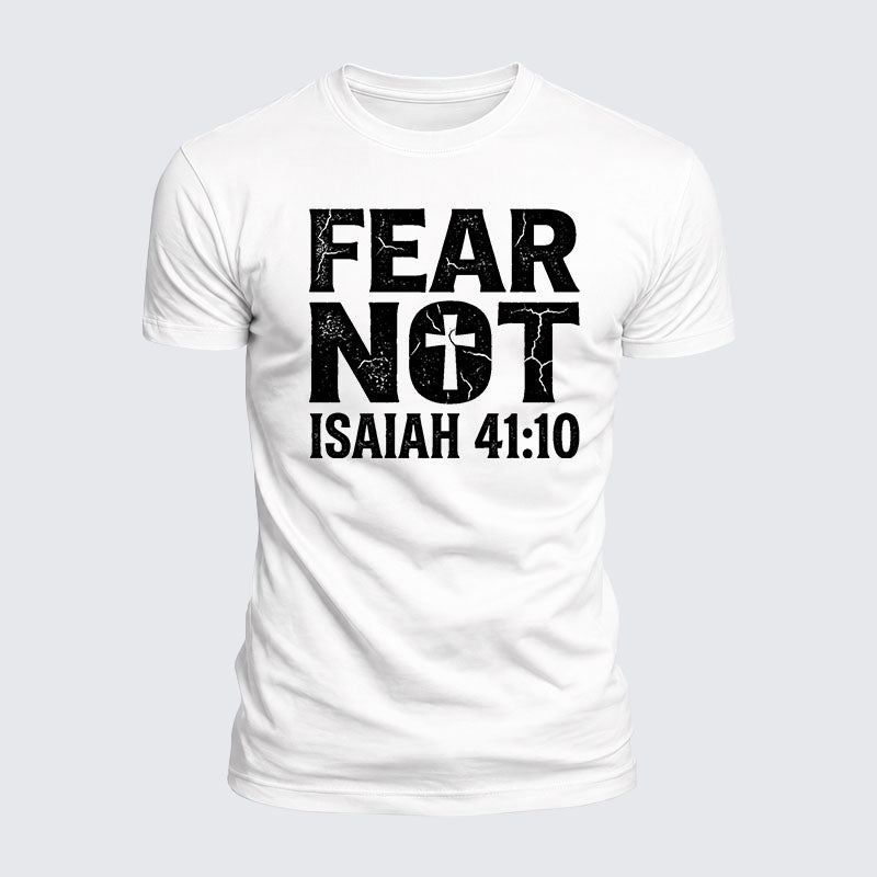 Luxe Mercerized Cotton Tee - Fear Not Isaiah 41:10