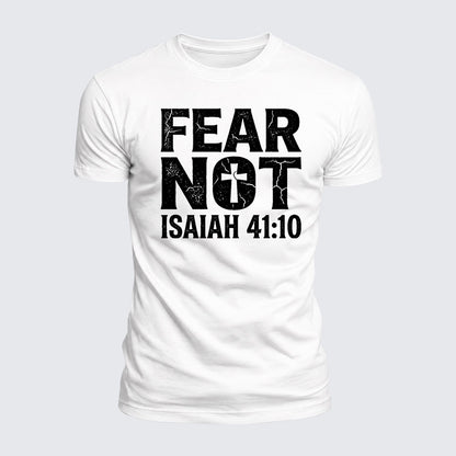 Luxe Mercerized Cotton Tee - Fear Not Isaiah 41:10