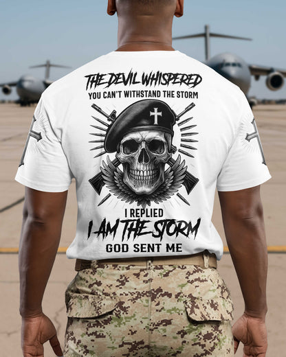 The Devil Whispered You Can't Withstand The Storm T-Shirt