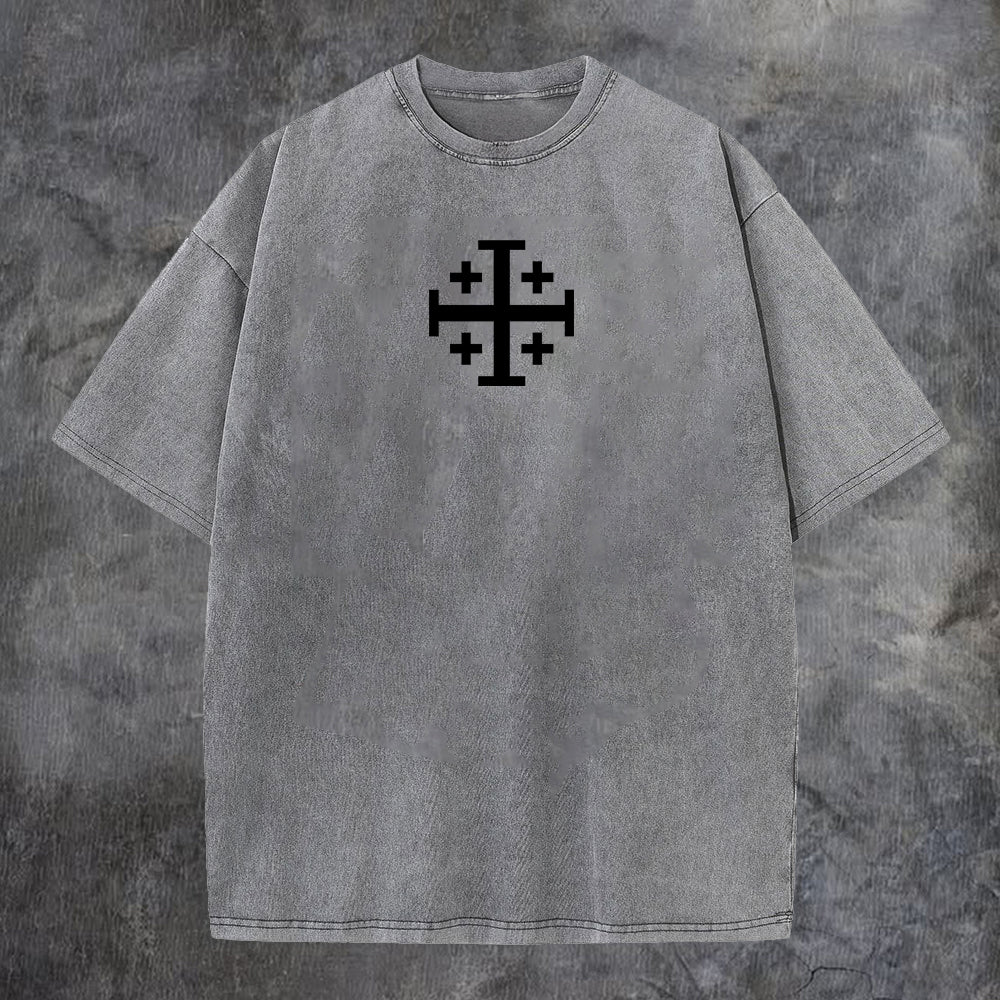 The Leper King Printed Men's Washed Tee