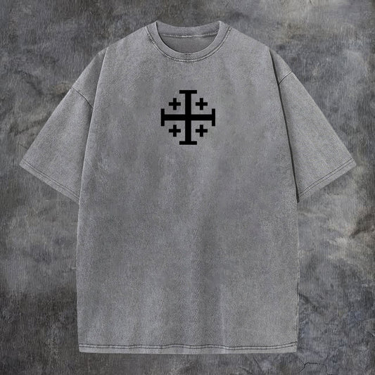 The Leper King Printed Men's Washed Tee