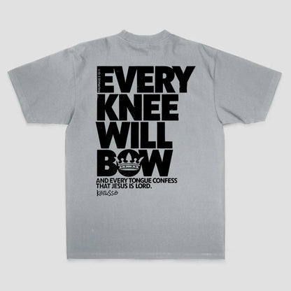 Every Knee Will Bow Printed Men's T-Shirt