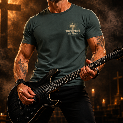 Worship Loud Fear Bows To Praise T-Shirt