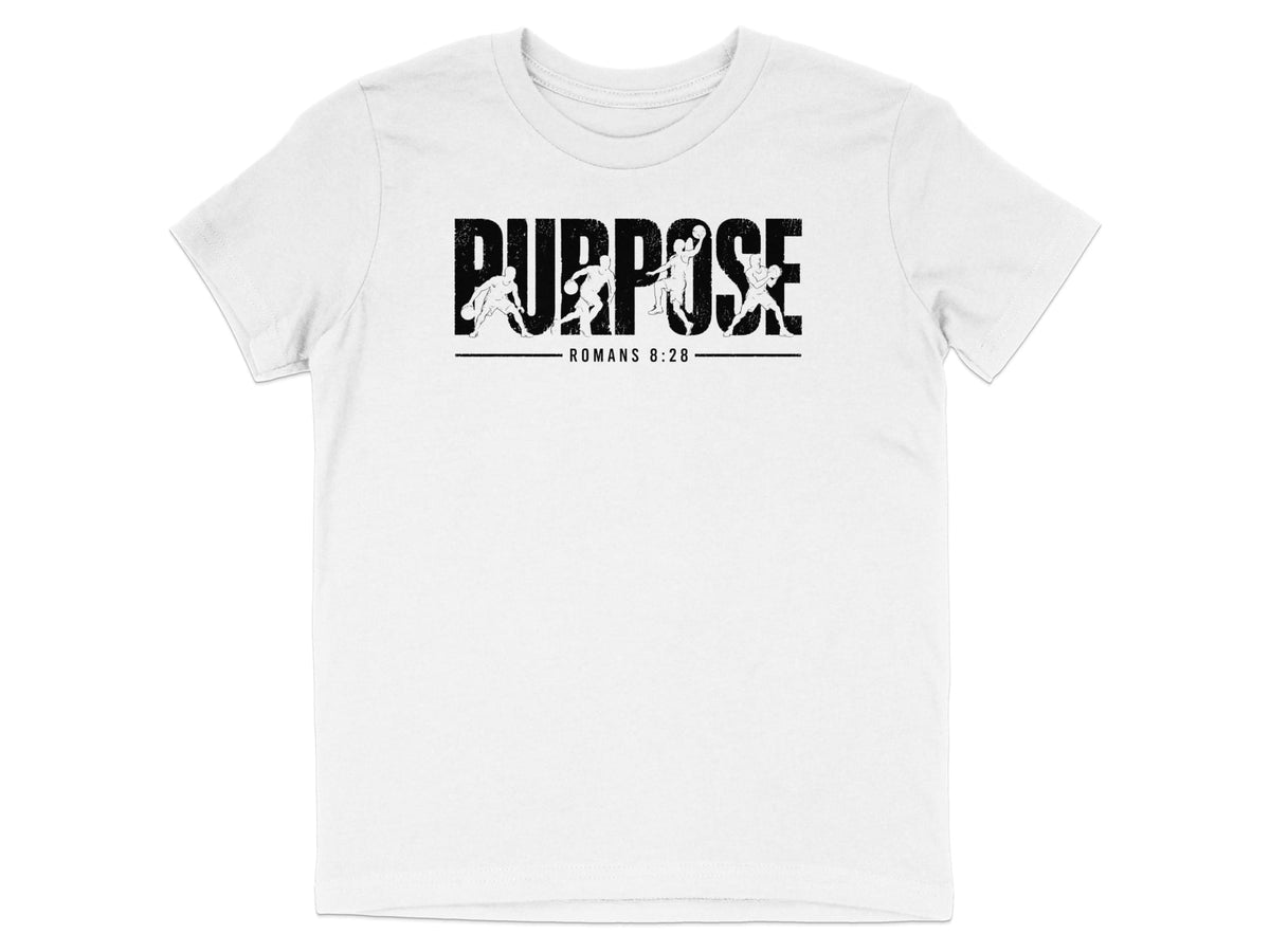 Romans 8:28 Basketball Youth T-Shirt