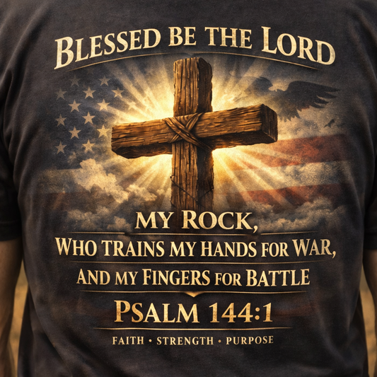 Blessed Be The Lord PSALM 144:1 T-Shirt