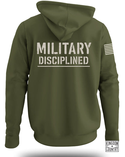Military Disciplined Graphic Hoodie