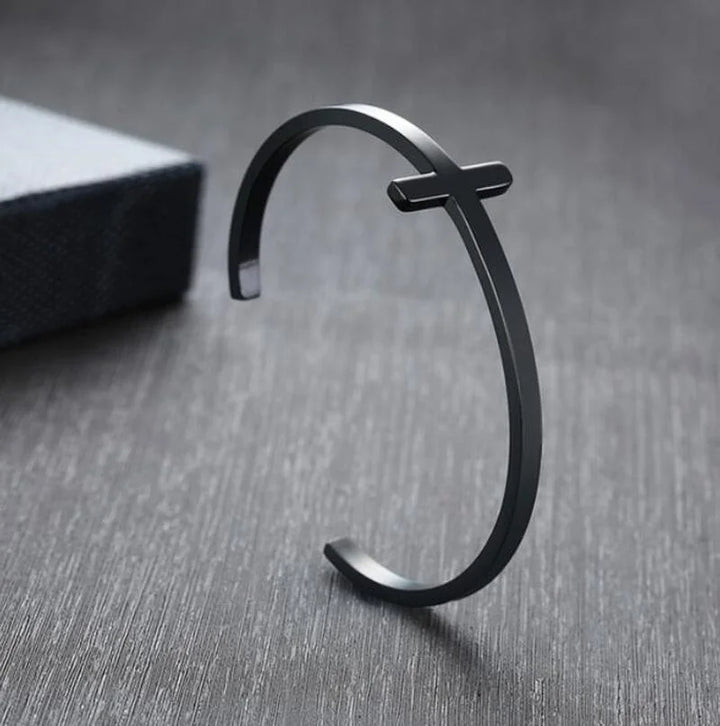 Adjustable Cross Bangle