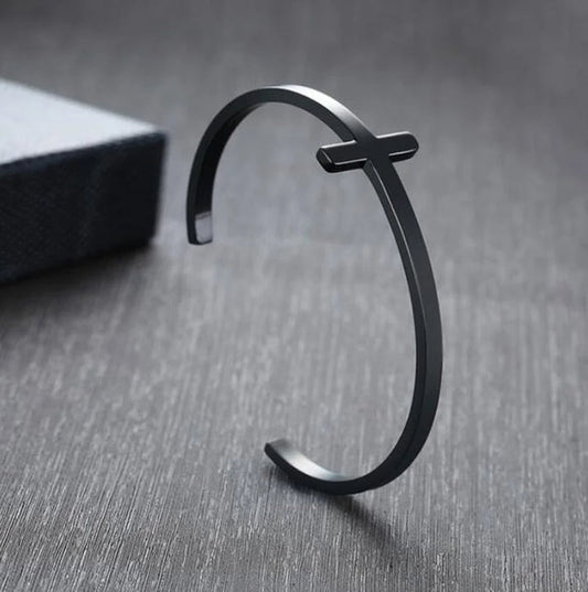 Adjustable Cross Bangle