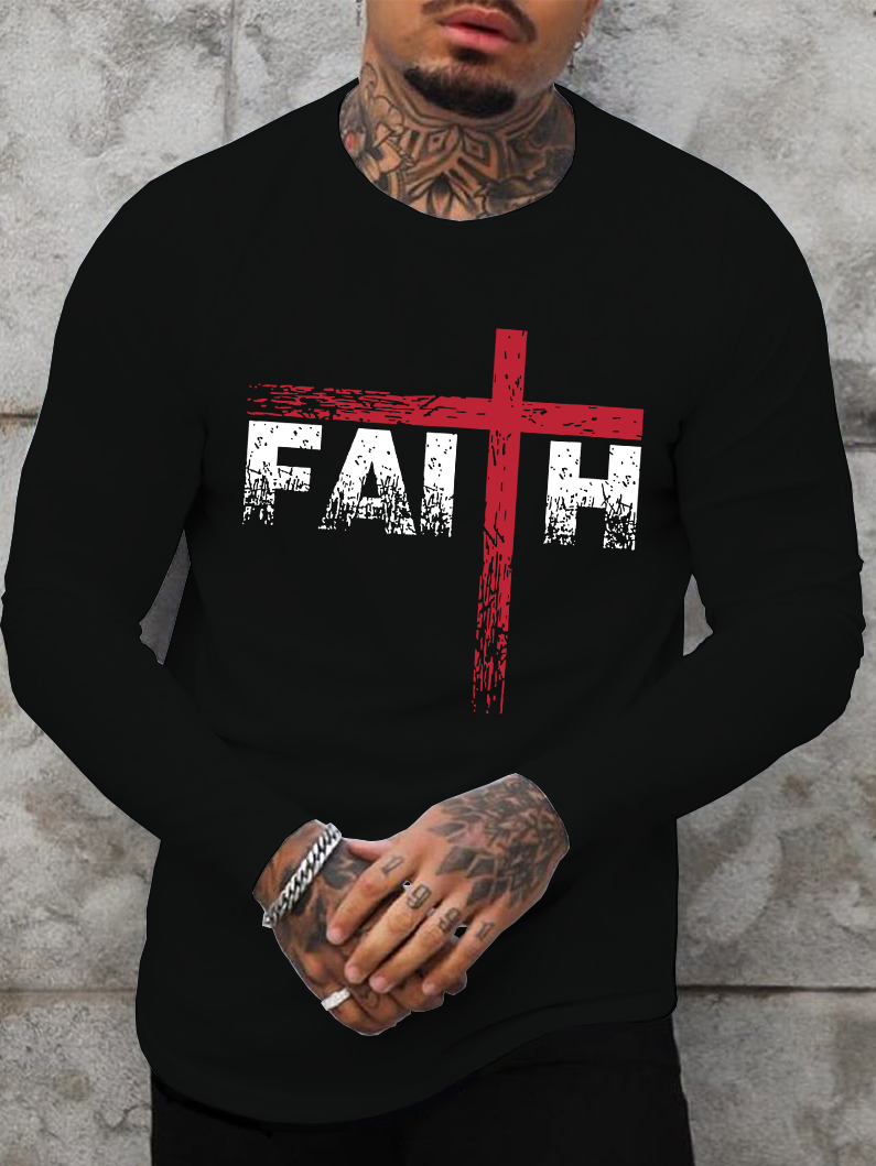 Faith Cross Long Sleeve