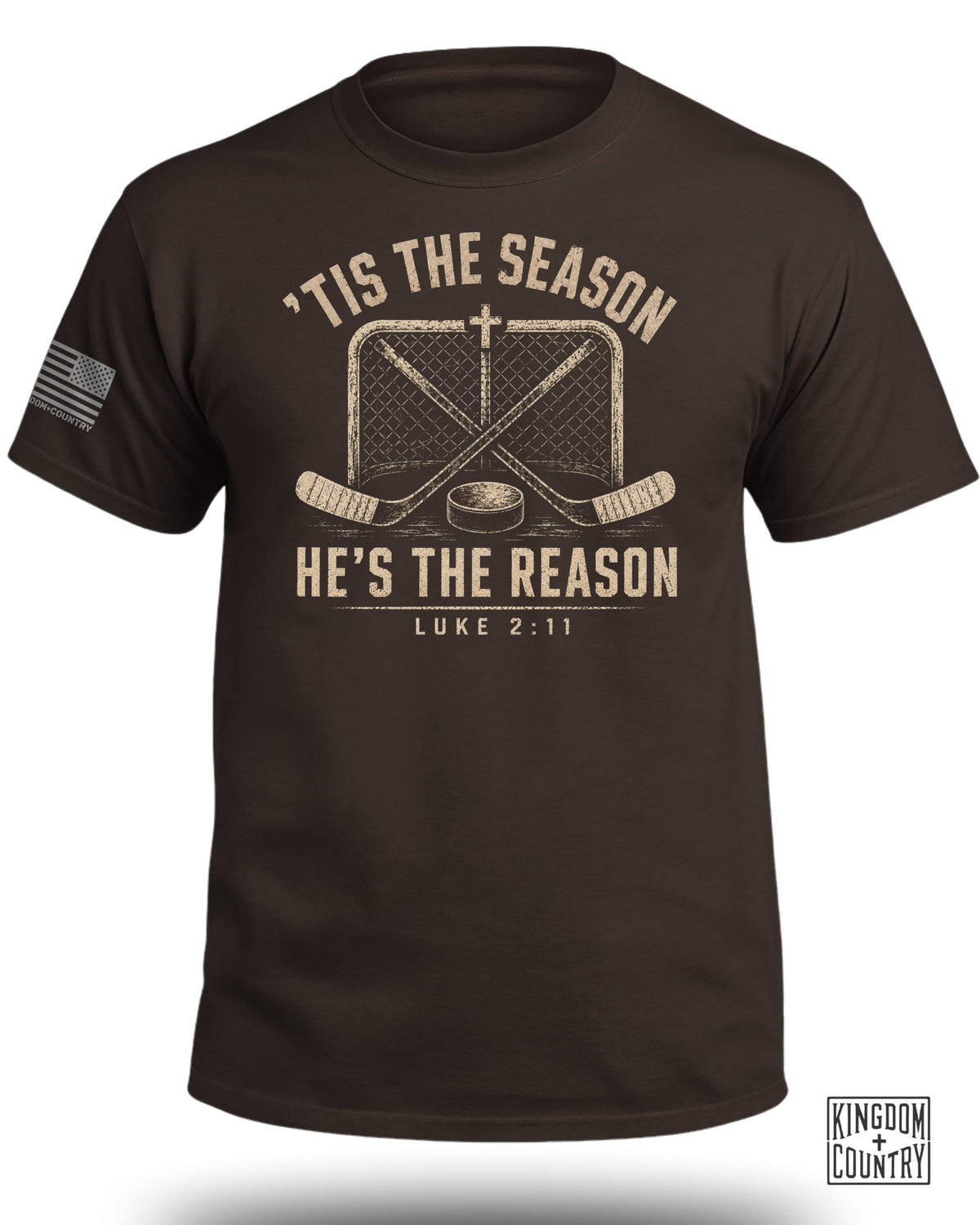 'Tis The Season He's The Reason - Hockey T-Shirt