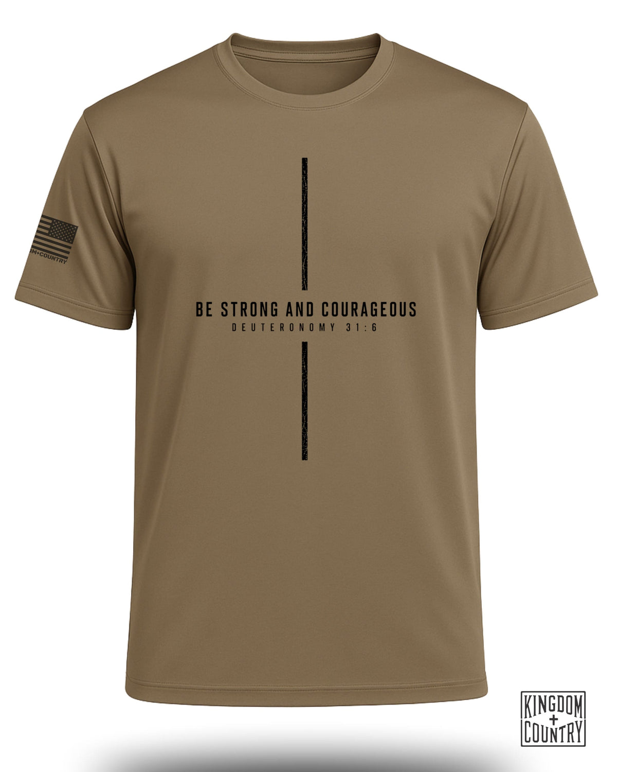 Be Strong And Courageous Performance Shirt