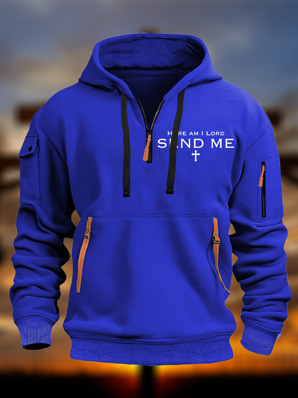 Here am I Lord Send Me Jesus God Christian Zipper Hoodies