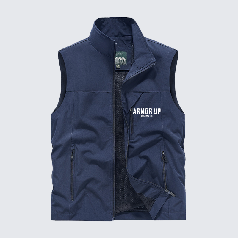 Armor Up Jesus God Christian Outdoor Quick-dry Vest