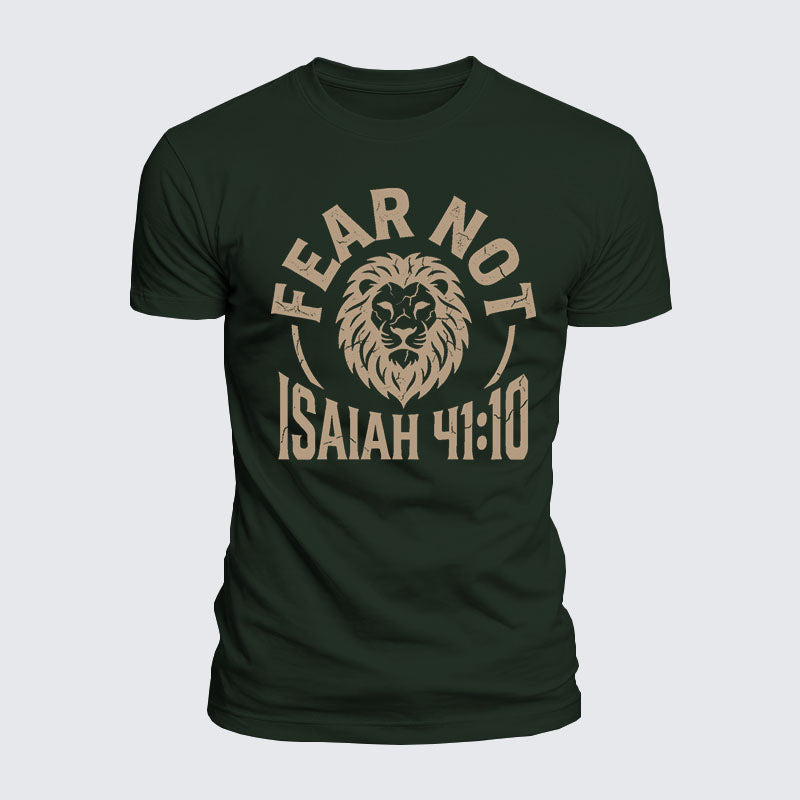 Luxe Mercerized Cotton Tee - Fear Not Isaiah 41:10