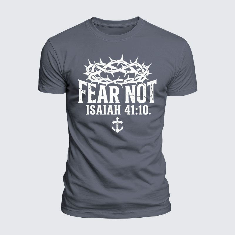 Luxe Mercerized Cotton Tee - Fear Not Isaiah 41:10