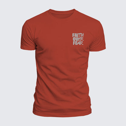Luxe Mercerized Cotton Tee - Faith Over Fear