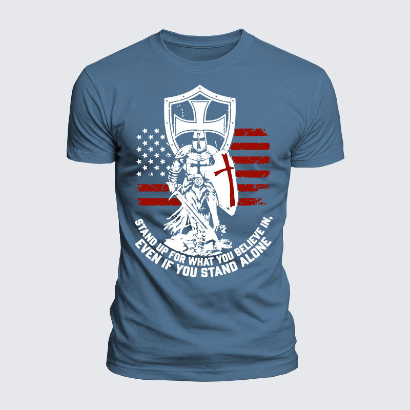 Luxe Mercerized Cotton Tee - Stand Up For What You Believe