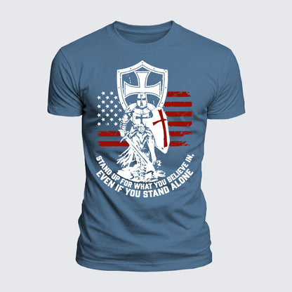 Luxe Mercerized Cotton Tee - Stand Up For What You Believe
