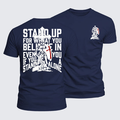 Luxe Mercerized Cotton Tee - Stand Up For What You Believe