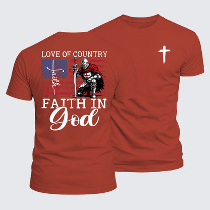 Luxe Mercerized Cotton Tee - Faith In God