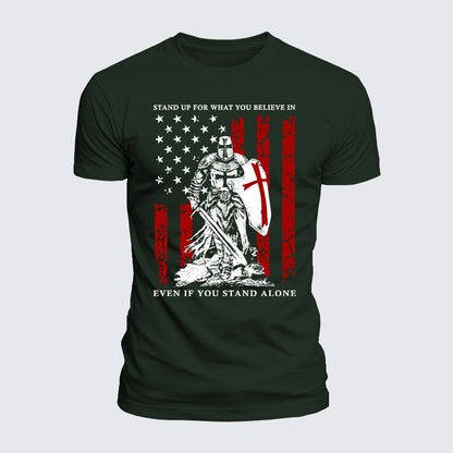 Luxe Mercerized Cotton Tee -  Stand Up For What You Believe