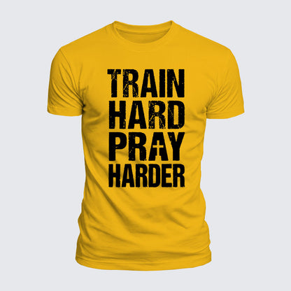 Luxe Mercerized Cotton Tee - Train Hard Pray Harder