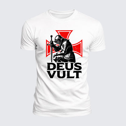 Luxe Mercerized Cotton Tee - Deus Vult