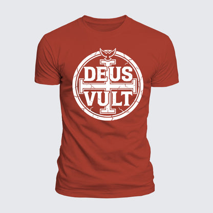 Luxe Mercerized Cotton Tee - Deus Vult