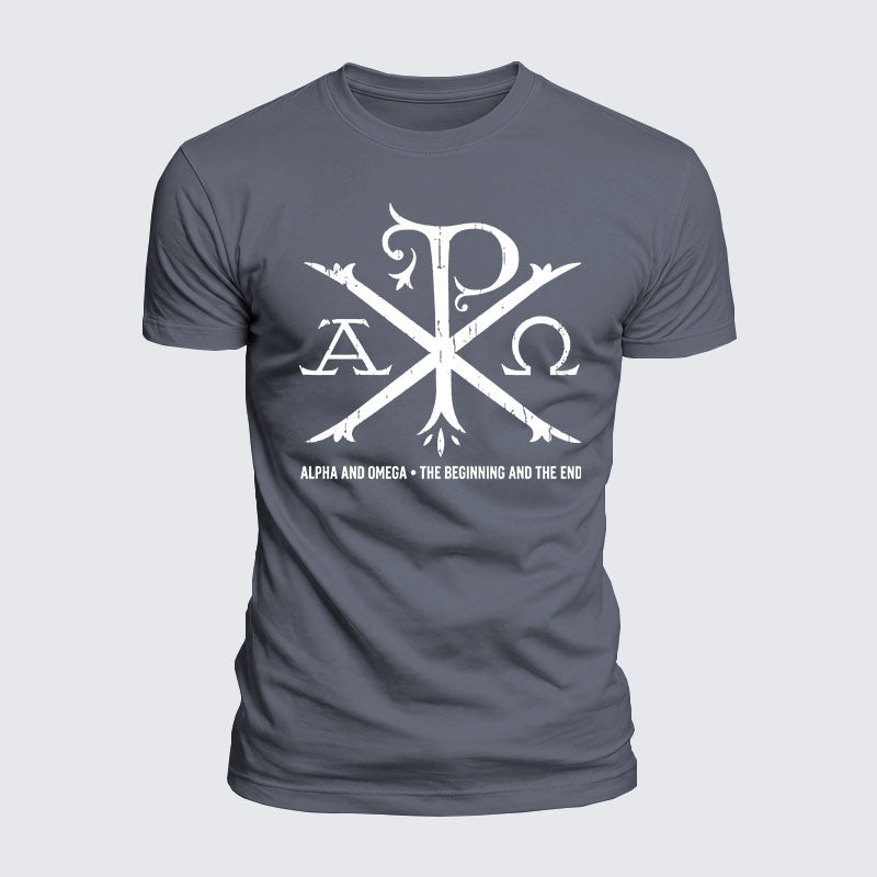 Luxe Mercerized Cotton Tee - Alpha And Omega
