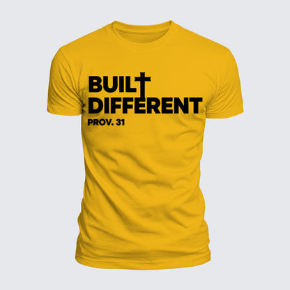 Luxe Mercerized Cotton Tee - Built Different Prov 31