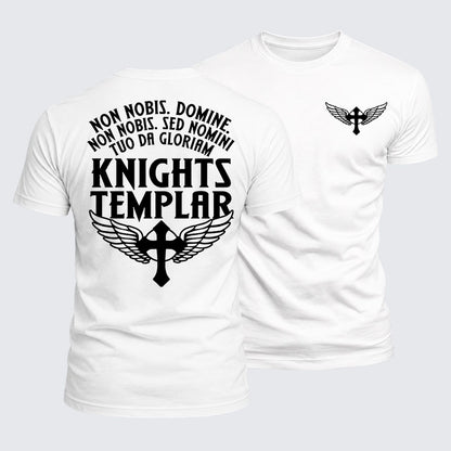 Luxe Mercerized Cotton Tee - Non Nobis Domine, Non Nobis, Sed Nomini Tuo Da Gloriam
