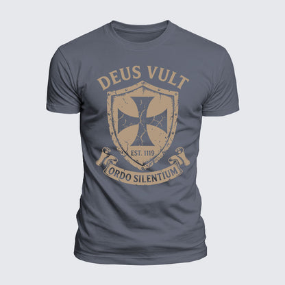Luxe Mercerized Cotton Tee - Deus Vult