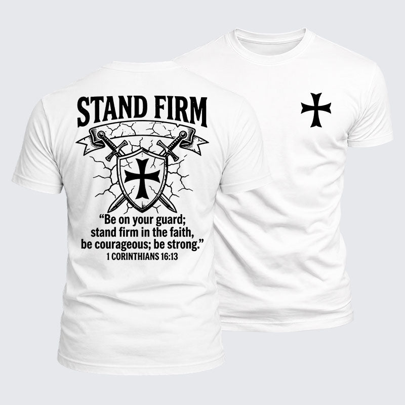 Luxe Mercerized Cotton Tee - Stand Firm