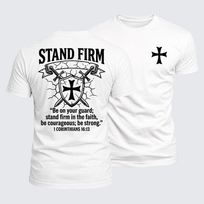 Luxe Mercerized Cotton Tee - Stand Firm