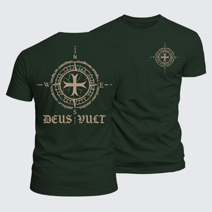 Luxe Mercerized Cotton Tee -  Deus Vult