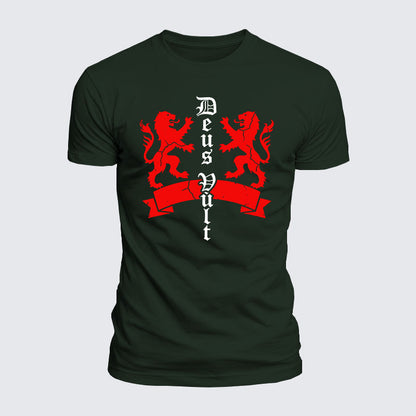 Luxe Mercerized Cotton Tee - Deus Vult