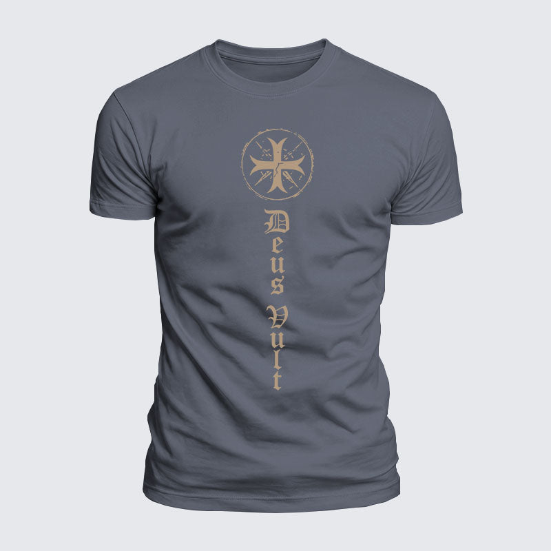 Luxe Mercerized Cotton Tee - Deus Vult