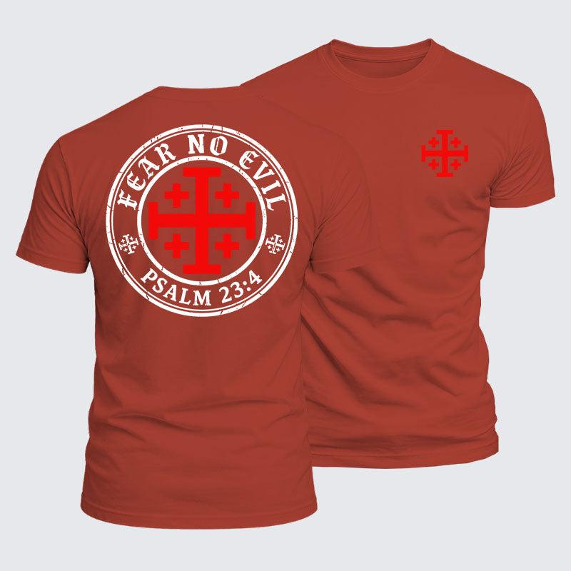 Luxe Mercerized Cotton Tee - Fear No Evil