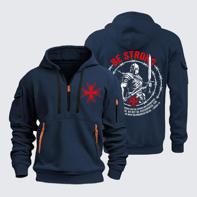 Zipper Hoodies - Be Strong And Courageous Joshua 1:9