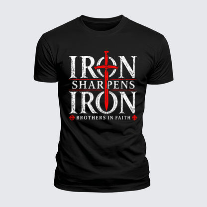 Luxe Mercerized Cotton Tee - Iron Sharpens Iron Brothers In Faith