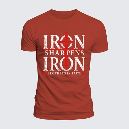 Luxe Mercerized Cotton Tee - Iron Sharpens Iron Brothers In Faith