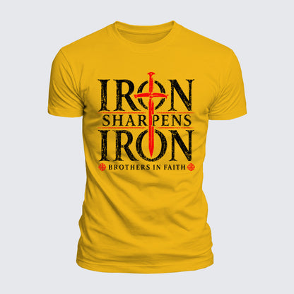 Luxe Mercerized Cotton Tee - Iron Sharpens Iron Brothers In Faith